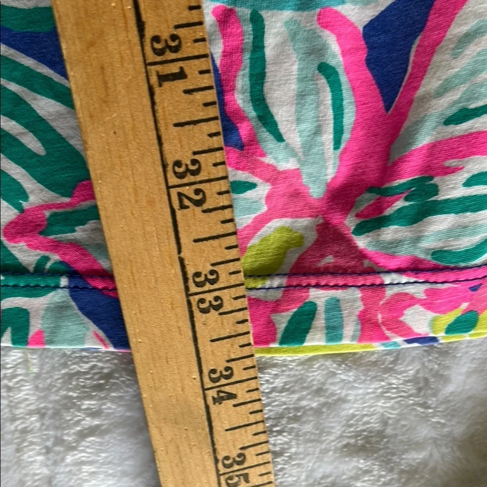 Lilly Pulitzer Blythe Tank Dress Casa Azul Floral Print Pima Cotton Women’s Larg - Picture 12 of 15